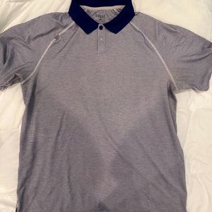 Rhone Delta Pique Polo Size Large Navy